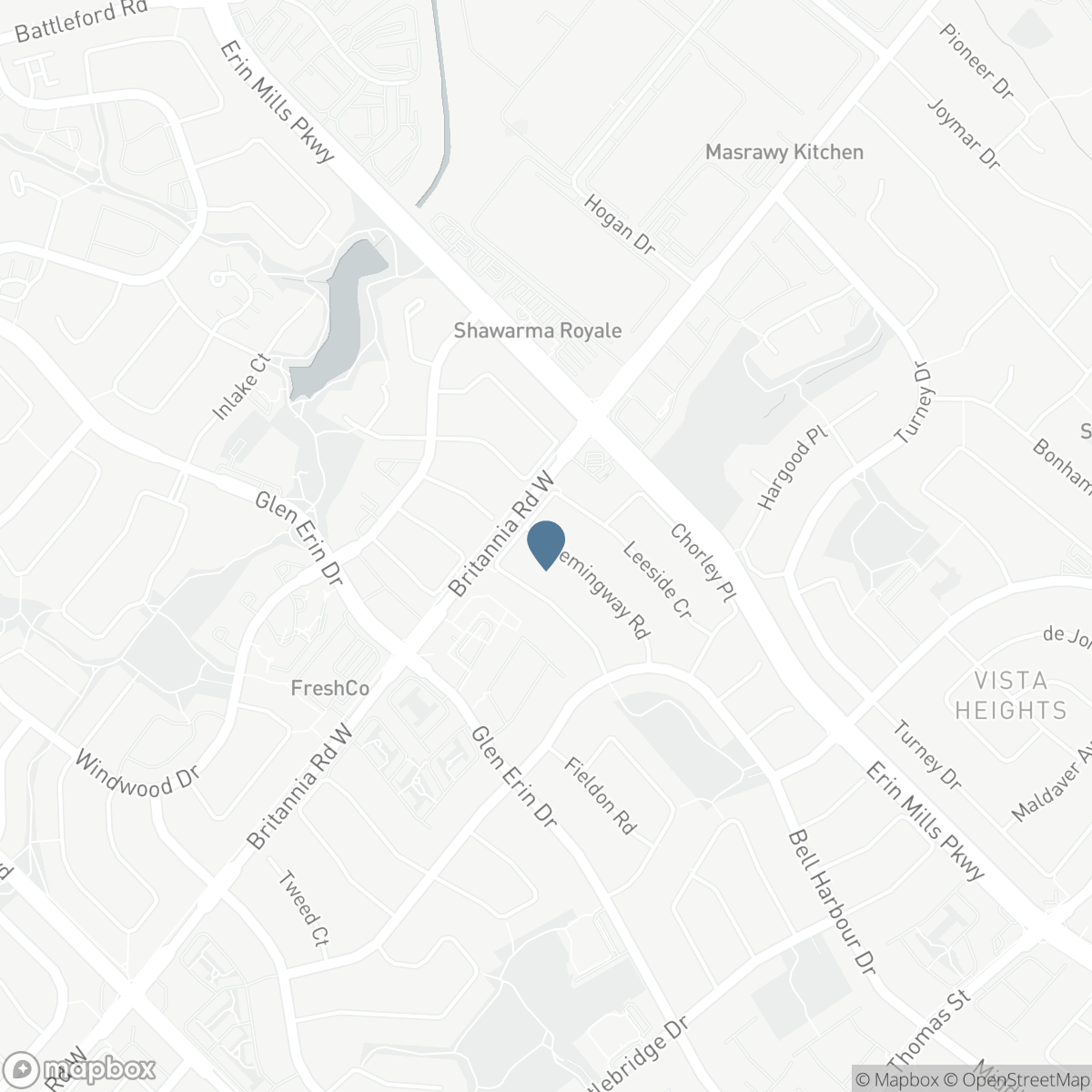 5954 HEMINGWAY ROAD, Mississauga, Ontario L5M 5M1